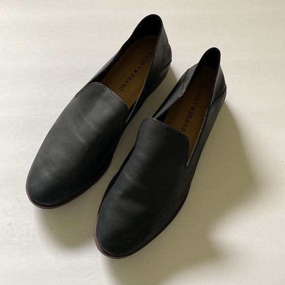 LUCKY BRAND navy leather loafer - Picture 2 of 8